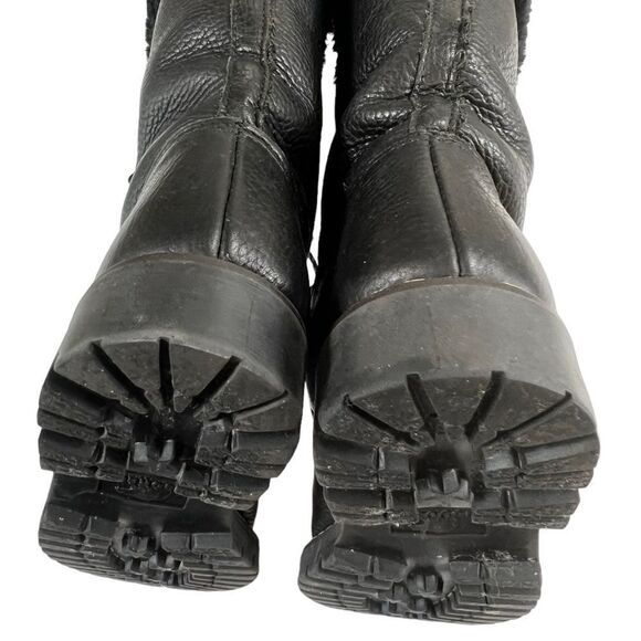 Vintage Sorel Made in Canada Leather Faux Fur Boots - Picture 10 of 13